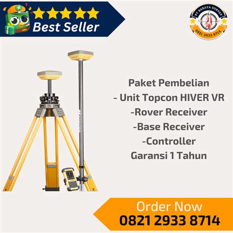 Jual GPS Geodetik Topcon Hiper VR RTK Gnss Kota Tangerang PT BARAYA