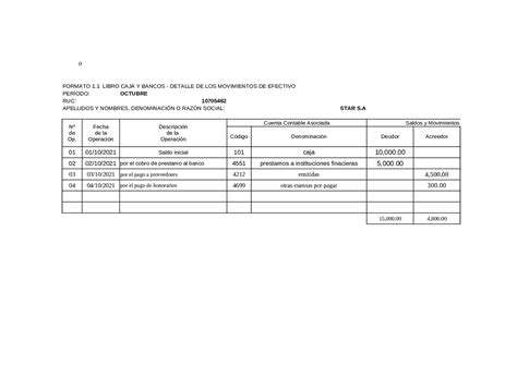 Libro De Caja Y Banco Docsity