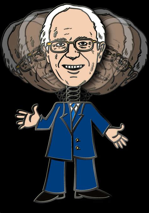 Download Cartoon Bernie Sanders Spring Head