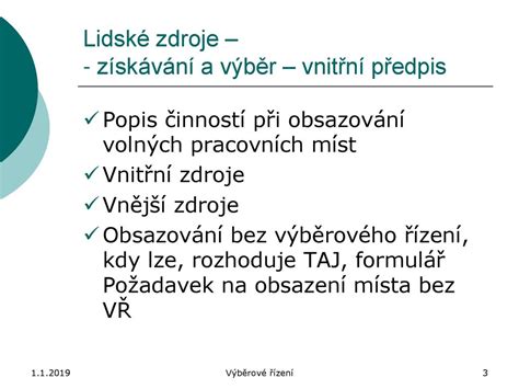 Výběrové řízení z hlediska právního a psychologického ppt stáhnout