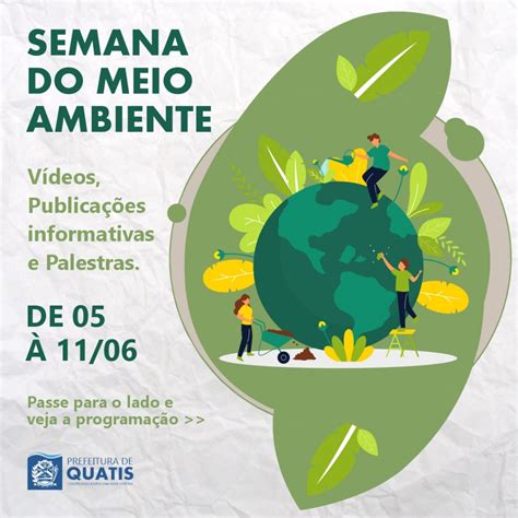 Semana Do Meio Ambiente De 5 À 11 De Junho Prefeitura Municipal De