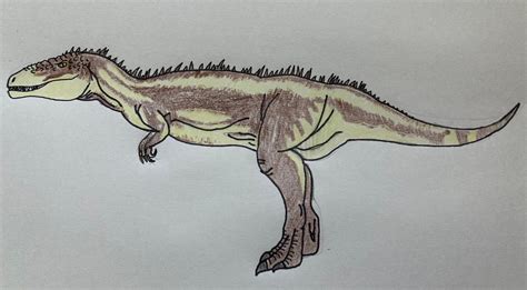 Carcharodontosaurus From Jurassic World Evolution by drawasaurus04 on ...