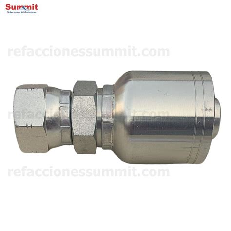 Conector Recto Rosca Jic Flare Hembra Manguera R Y R