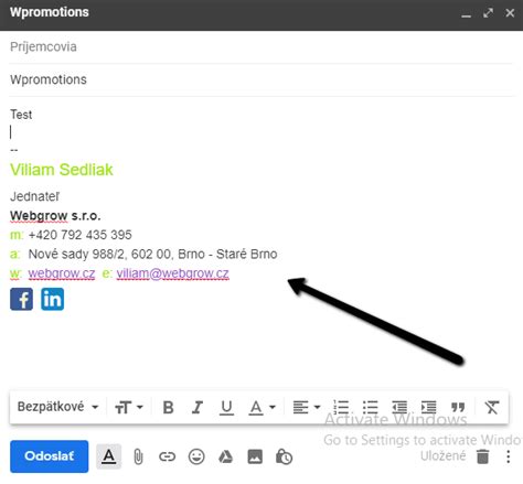 Ako Vytvoriť Profesionálny E mailový Podpis William Promotions