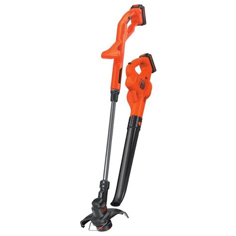 Black Decker V Max Cordless Battery Powered String Trimmer Leaf