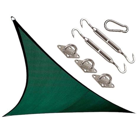 Coolaroo Coolhaven Ft X Ft Heritage Green Triangle Shade Sail