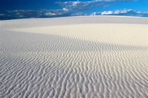 White Sand Dunes National Monument New Mexico Usa Stock Image Image