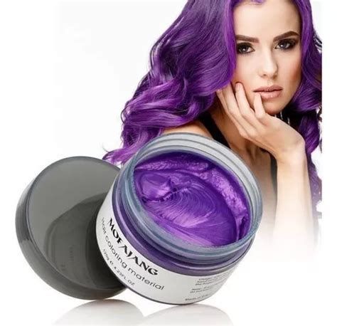 Cera Colorida Temporária Violeta Mofajang Lavável Cabelo MercadoLivre