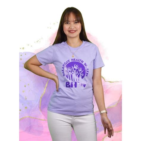 BHW 100% Cotton Shirt (Barangay Health Worker) | Lazada PH