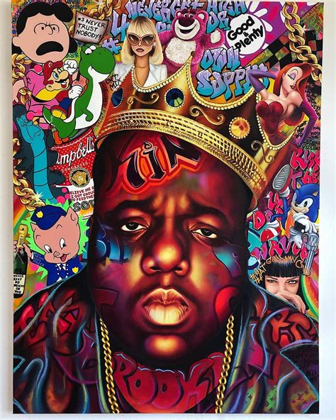 Notorious Big Art Biggie Smalls Art Brooklyn Art East Coast Art Pop