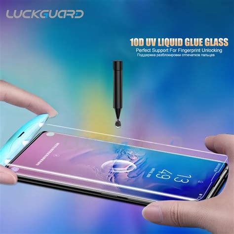 Защитная пленка для экрана samsung Galaxy S10 с защитой от ...