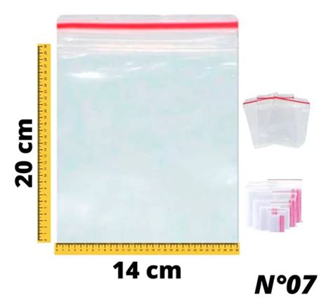 100 Sacos Zip Lock 14x20 Hermetíco Saquinho Transparente MercadoLivre