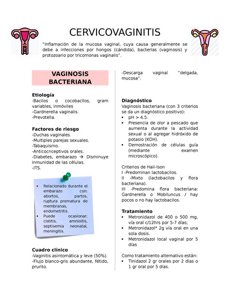 Cervicovaginitis Ginecologia Cervicovaginitis Inflamación De La