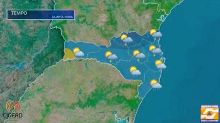 V Deo Previs O Do Tempo Para Santa Catarina Nesta Quarta Feira