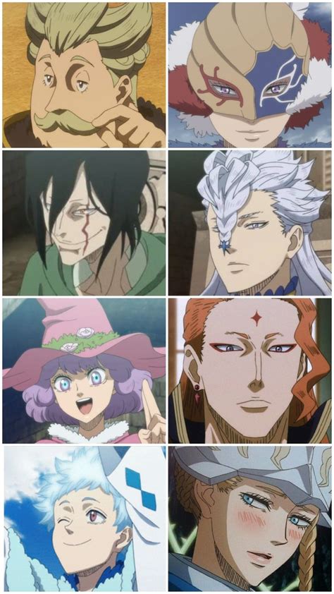 Captains Of The Clover Kingdom Squads Black Clover Wallpaper Android