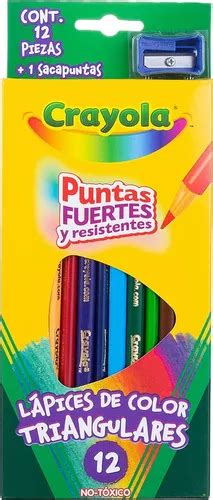 Crayola L Pices De Color Triangulares Piezas Mercadolibre