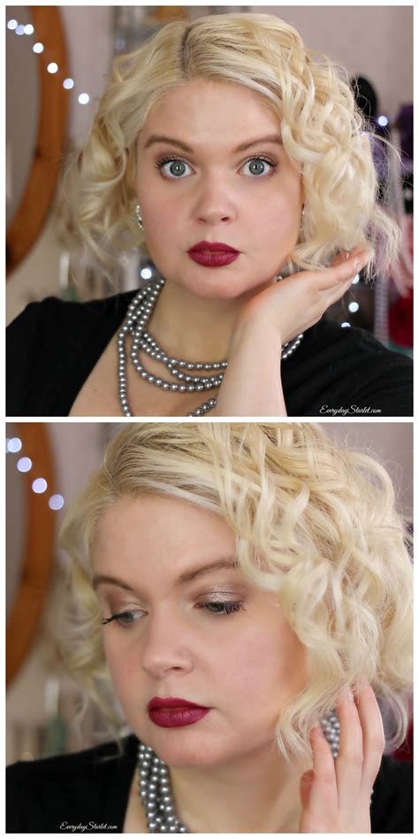 Modern 1920s Femme Fatale Makeup Look Tutorial – Everyday Starlet