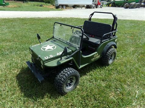 Gas Powered Mini Jeep - Lot #EP2946, Farm Equipment, Construction ...