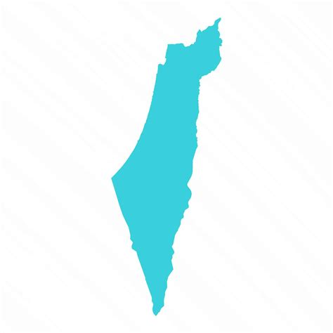 Vector Simple Map of Israel Palestine Country 25842063 Vector Art at Vecteezy