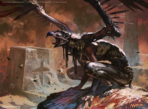 Mtgnexus Carrion Screecher Art By Tomasz Jedruszek