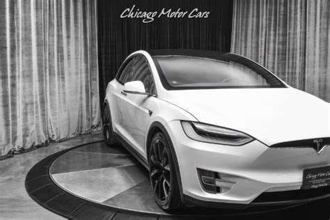 Used Tesla Model X D Suv Pearl White Multi Coat Seat Config