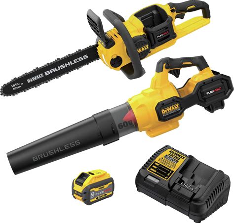 Amazon Dewalt V Max Chainsaw Leaf Blower Kit Cordless