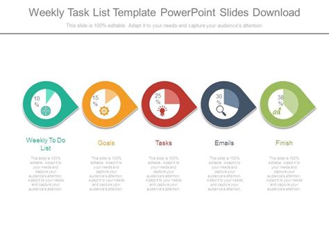 Weekly Task List Template Powerpoint Slides Download