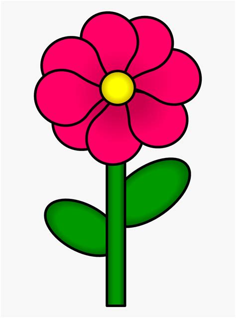 Flower Clipart With Stem Png Free Stock Stem Clipart - Flowers With Stems Clip Art, Transparent ...