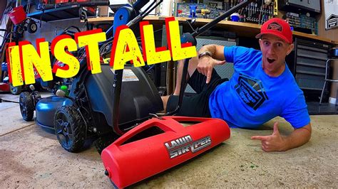 How To Install A Striping Kit On A Lawn Mower Youtube