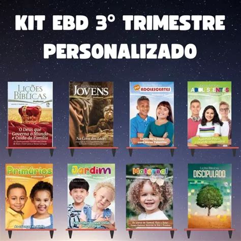 Kit Revistas Ebd Li Es B Blicas Trimeste Frete Gr Tis