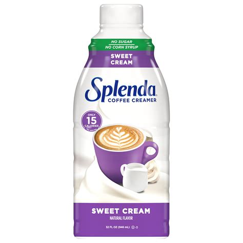 SPLENDA Sugar-Free Sweet Cream Coffee Creamer 32 Fl Oz - Low Calorie