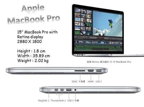 Macbook Pro 15 Retina Dimensions