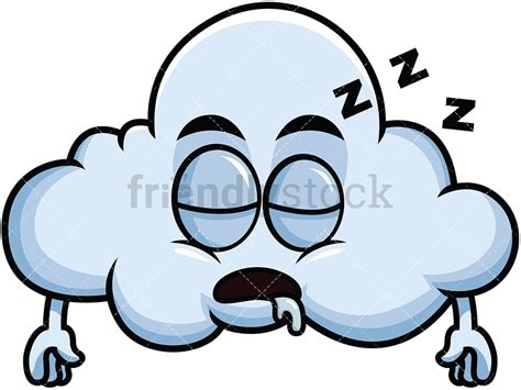 Annoyed Cloud Emoji Cartoon Vector Clipart FriendlyStock, 42% OFF