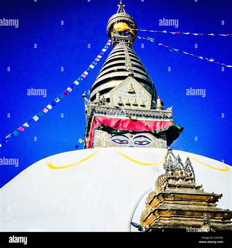 Swayambhunath Temple, Kathmandu, Nepal Stock Photo - Alamy