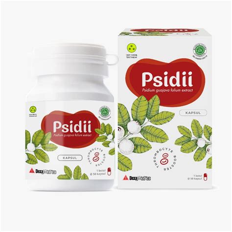 Jual PSIDII KAPSUL 50 CAPSULE 500 MG EKSTRAK DAUN JAMBU BIJI