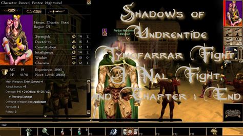 Neverwinter Nights Enhanced Edition Shadows Of Undrentide Chapter End