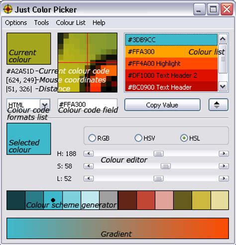 Just Color Picker A Handy Tool For Artists