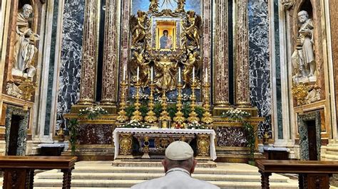 Pope Francis Thanks Our Lady For Journey To Lisbon Vatican News