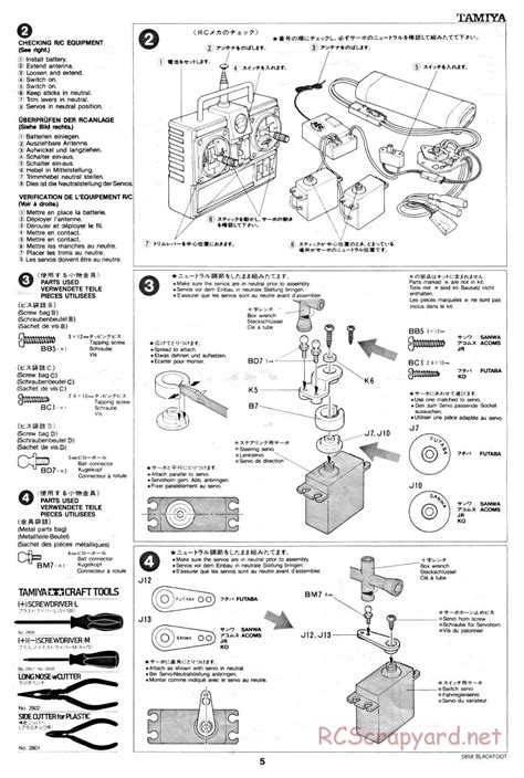 Tamiya - 58058 - Manual • Blackfoot • RCScrapyard - Radio Controlled ...