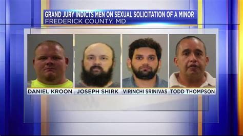 Four Men Indicted By Grand Jury For Sexual Solicitation Of A Minor