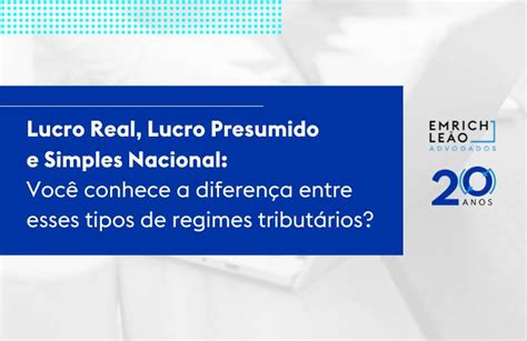 Blog Lucro Real Lucro Presumido e Simples Nacional Você conhece a