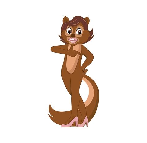 Cartoon Squirrel Girl Character Design Illustration 2285558 Vector Art