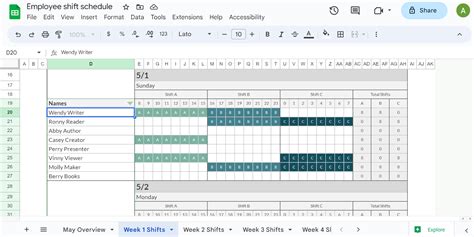 How To Create & Use a Retail Staff Scheduling Template