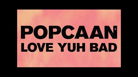 Popcaan Love Yuh Bad Produced By Dre Skull Official Lyric Video