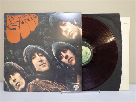 LP レコード 赤盤 THE BEATLES ビートルズ RUBBER SOUL ラバー ソウル E M3347J ロックポップス洋楽