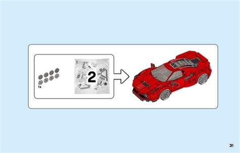 LEGO Instructions for set 76895 Ferrari F8 Tributo, Speed Champions ...