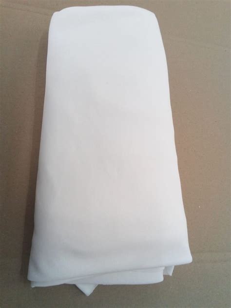 White Plain Polyester Fabric At Rs Meter Denier Polyester In