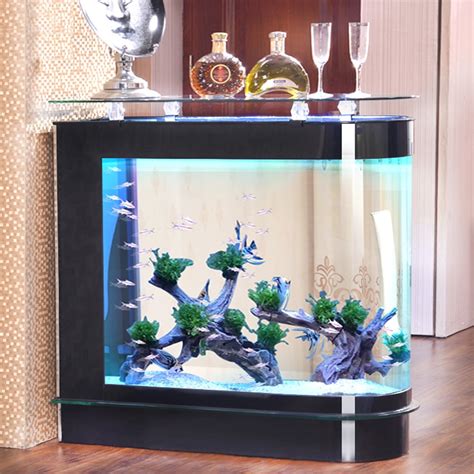 Gal Led Aquarium Kit Upright Fish Tank Large Glass Fishbowl Glsaa