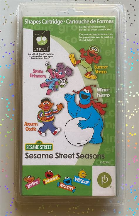 Sesame Street Seasons Cricut Cartridgenew Etsy