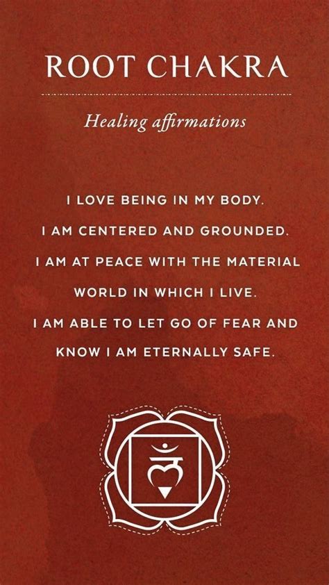 30 Powerful Root Chakra Affirmations To Get Grounded Balance Your First